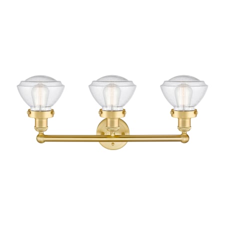 A large image of the Innovations Lighting 616-3W-10-25 Olean Vanity Alternate Image