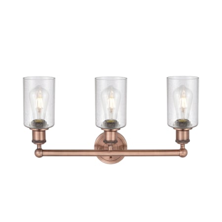 A large image of the Innovations Lighting 616-3W-11-22 Clymer Vanity Alternate Image