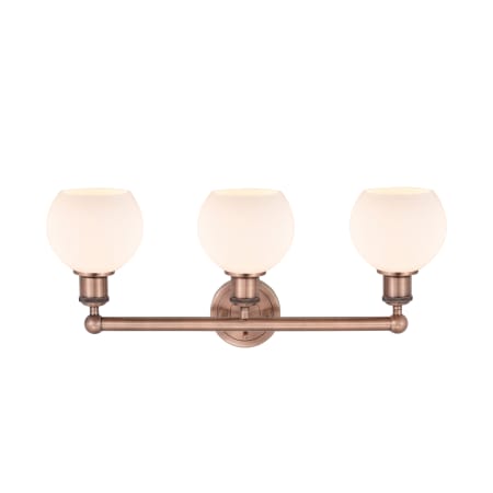 A large image of the Innovations Lighting 616-3W-11-24 Athens Vanity Alternate Image