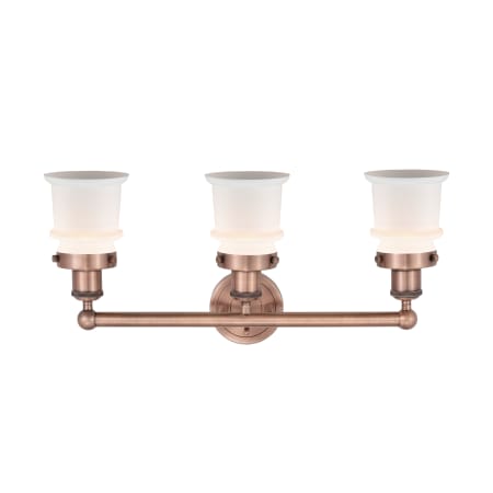 A large image of the Innovations Lighting 616-3W-11-24 Canton Vanity Alternate Image