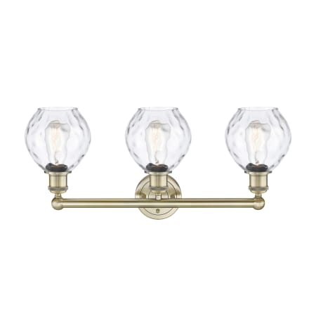 A large image of the Innovations Lighting 616-3W-11-24 Waverly Vanity Alternate Image