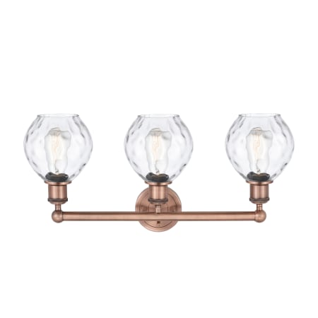 A large image of the Innovations Lighting 616-3W-11-24 Waverly Vanity Alternate Image