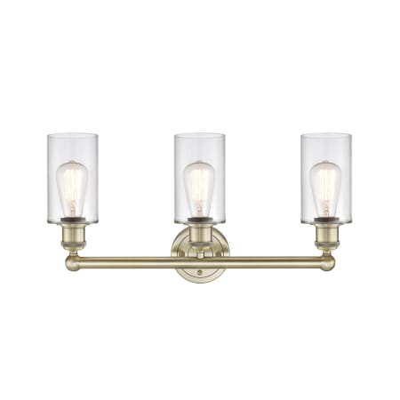 A large image of the Innovations Lighting 616-3W-12-22 Clymer Vanity Alternate Image
