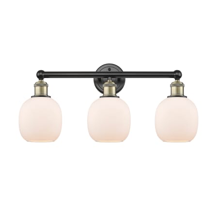 A large image of the Innovations Lighting 616-3W-12-24 Belfast Vanity Alternate Image