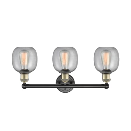 A large image of the Innovations Lighting 616-3W-12-24 Belfast Vanity Alternate Image