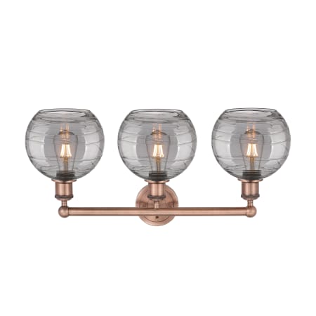 A large image of the Innovations Lighting 616-3W 12 26 Athens Deco Swirl Vanity Alternate Image