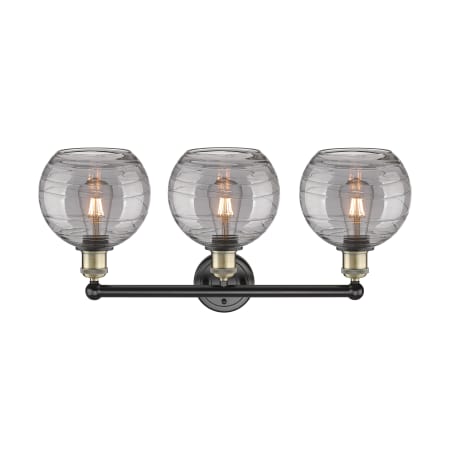 A large image of the Innovations Lighting 616-3W 12 26 Athens Deco Swirl Vanity Alternate Image