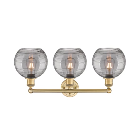 A large image of the Innovations Lighting 616-3W 12 26 Athens Deco Swirl Vanity Alternate Image