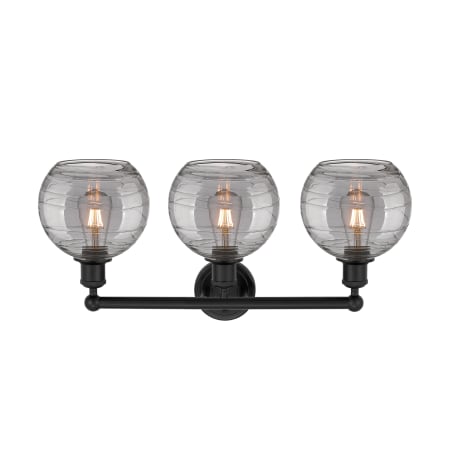 A large image of the Innovations Lighting 616-3W 12 26 Athens Deco Swirl Vanity Alternate Image