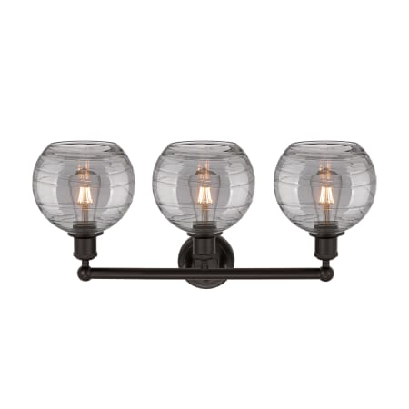 A large image of the Innovations Lighting 616-3W 12 26 Athens Deco Swirl Vanity Alternate Image