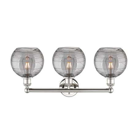 A large image of the Innovations Lighting 616-3W 12 26 Athens Deco Swirl Vanity Alternate Image