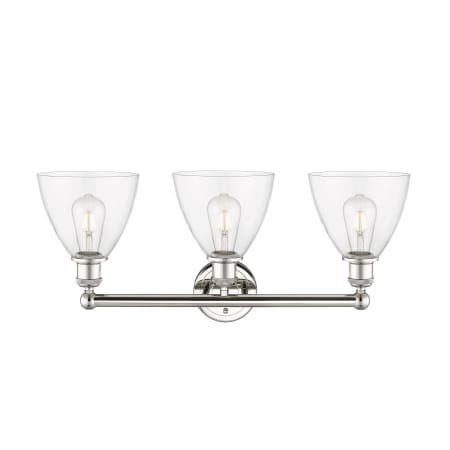 A large image of the Innovations Lighting 616-3W-12-26 Bristol Glass Vanity Alternate Image