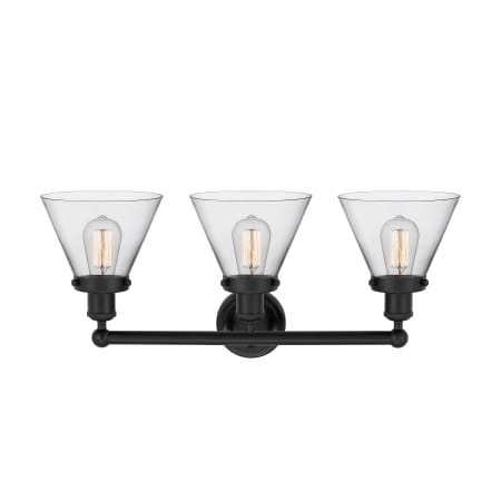 A large image of the Innovations Lighting 616-3W-12-26 Cone Vanity Alternate Image