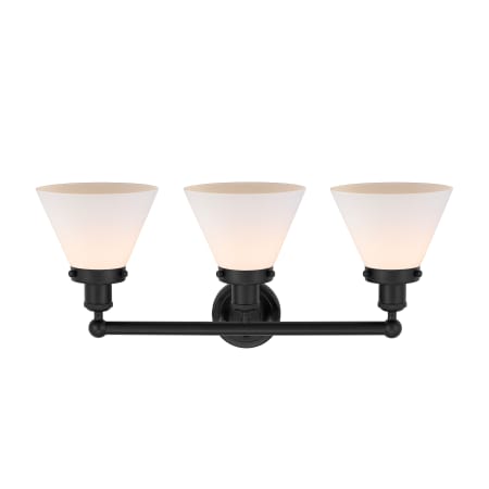 A large image of the Innovations Lighting 616-3W-12-26 Cone Vanity Alternate Image