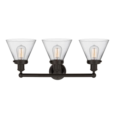 A large image of the Innovations Lighting 616-3W-12-26 Cone Vanity Alternate Image