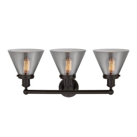 A large image of the Innovations Lighting 616-3W-12-26 Cone Vanity Alternate Image