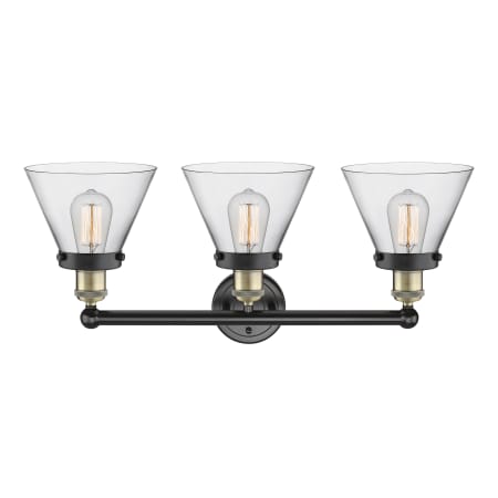 A large image of the Innovations Lighting 616-3W-12-26 Cone Vanity Alternate Image