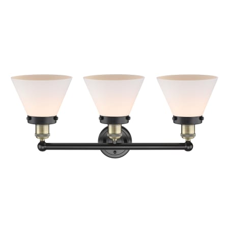 A large image of the Innovations Lighting 616-3W-12-26 Cone Vanity Alternate Image