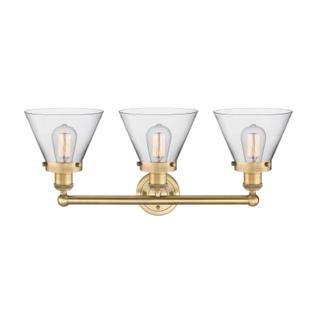 A large image of the Innovations Lighting 616-3W-12-26 Cone Vanity Alternate Image