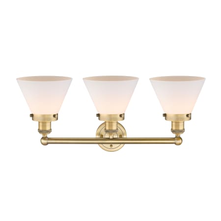 A large image of the Innovations Lighting 616-3W-12-26 Cone Vanity Alternate Image