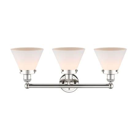 A large image of the Innovations Lighting 616-3W-12-26 Cone Vanity Alternate Image