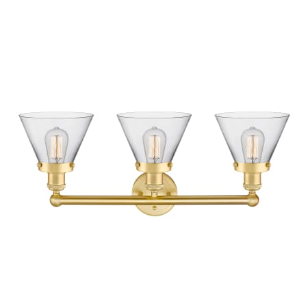 A large image of the Innovations Lighting 616-3W-12-26 Cone Vanity Alternate Image