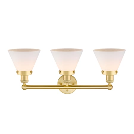 A large image of the Innovations Lighting 616-3W-12-26 Cone Vanity Alternate Image