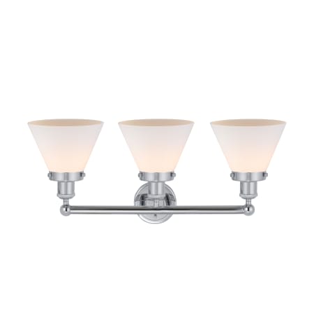 A large image of the Innovations Lighting 616-3W-12-26 Cone Vanity Alternate Image