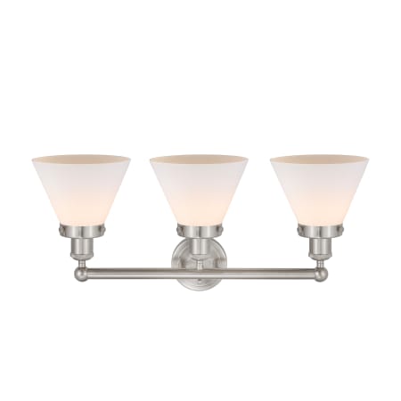 A large image of the Innovations Lighting 616-3W-12-26 Cone Vanity Alternate Image