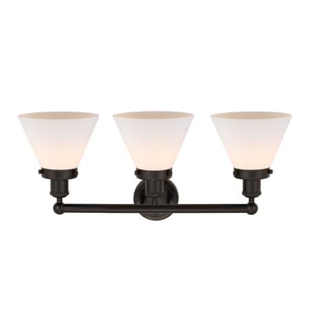 A large image of the Innovations Lighting 616-3W-12-26 Cone Vanity Alternate Image