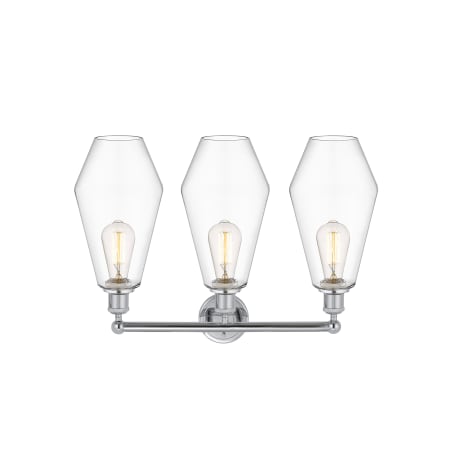 A large image of the Innovations Lighting 616-3W-17-25 Cindyrella Vanity Alternate Image