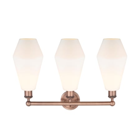 A large image of the Innovations Lighting 616-3W-17-25 Cindyrella Vanity Alternate Image