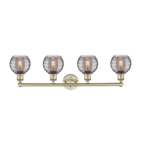 A large image of the Innovations Lighting 616-4W 10 33 Athens Deco Swirl Vanity Alternate Image