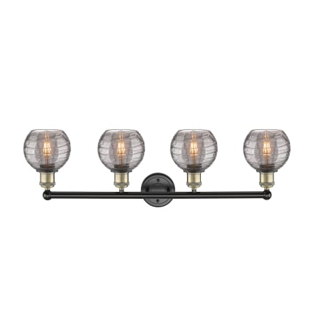 A large image of the Innovations Lighting 616-4W 10 33 Athens Deco Swirl Vanity Alternate Image