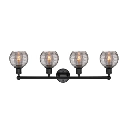 A large image of the Innovations Lighting 616-4W 10 33 Athens Deco Swirl Vanity Alternate Image