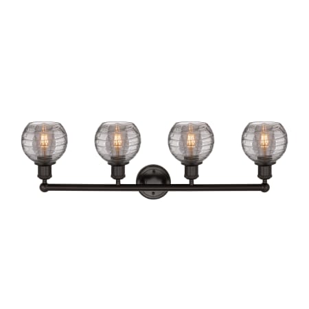 A large image of the Innovations Lighting 616-4W 10 33 Athens Deco Swirl Vanity Alternate Image