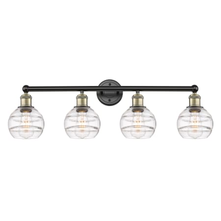 A large image of the Innovations Lighting 616-4W-10-33 Rochester Vanity Alternate Image