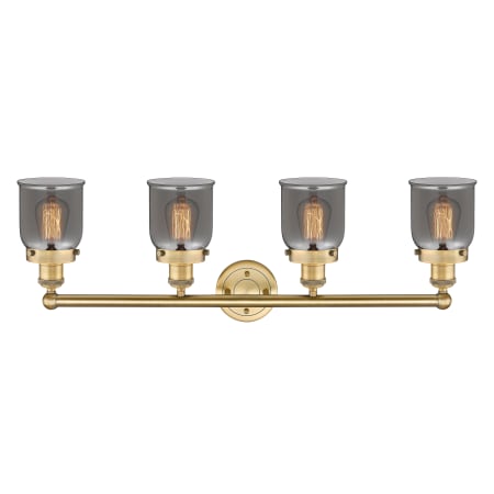 A large image of the Innovations Lighting 616-4W-10-34 Bell Vanity Alternate Image