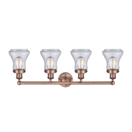 A large image of the Innovations Lighting 616-4W-10-34 Bellmont Vanity Alternate Image