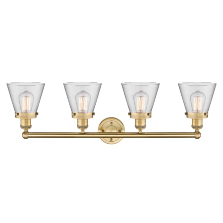 A large image of the Innovations Lighting 616-4W-10-34 Cone Vanity Alternate Image