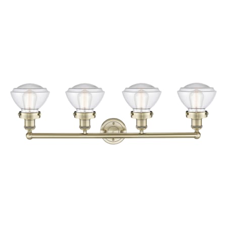 A large image of the Innovations Lighting 616-4W-10-34 Olean Vanity Alternate Image