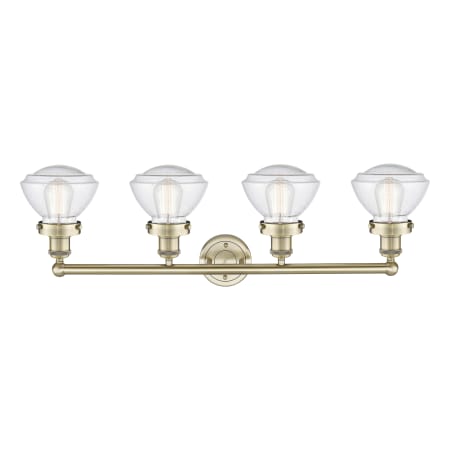 A large image of the Innovations Lighting 616-4W-10-34 Olean Vanity Alternate Image