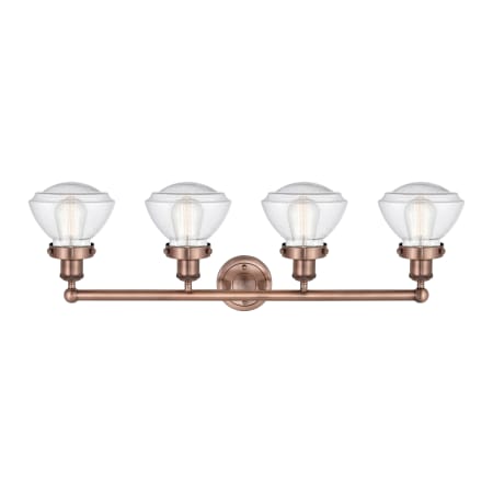 A large image of the Innovations Lighting 616-4W-10-34 Olean Vanity Alternate Image