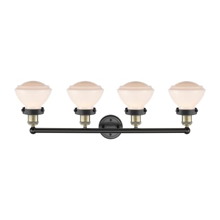 A large image of the Innovations Lighting 616-4W-10-34 Olean Vanity Alternate Image