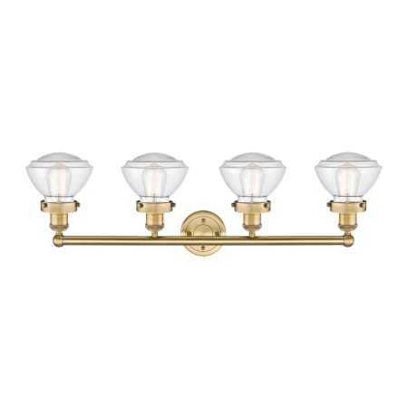 A large image of the Innovations Lighting 616-4W-10-34 Olean Vanity Alternate Image