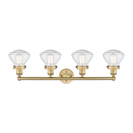 A large image of the Innovations Lighting 616-4W-10-34 Olean Vanity Alternate Image