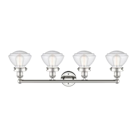 A large image of the Innovations Lighting 616-4W-10-34 Olean Vanity Alternate Image