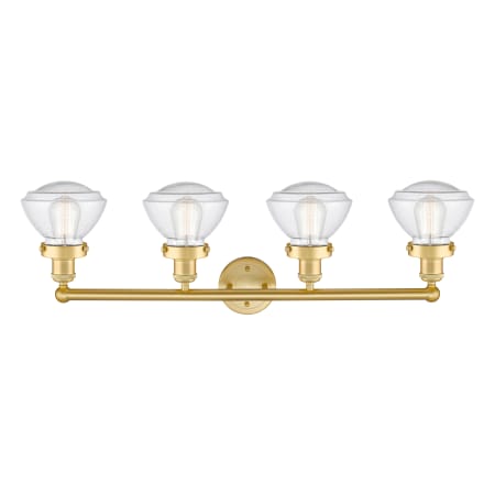 A large image of the Innovations Lighting 616-4W-10-34 Olean Vanity Alternate Image