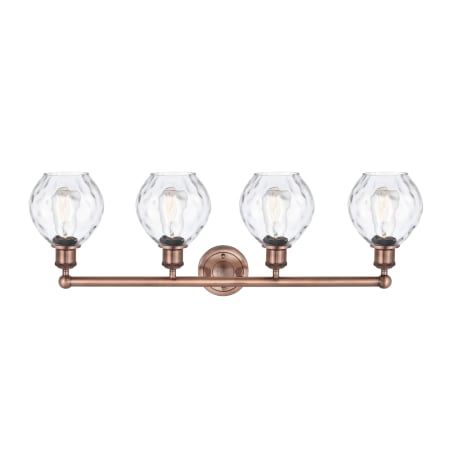 A large image of the Innovations Lighting 616-4W-11-33 Waverly Vanity Alternate Image