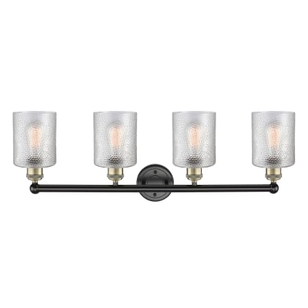 A large image of the Innovations Lighting 616-4W-12-32 Cobbleskill Vanity Alternate Image